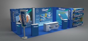 Stand expozițional Fixodent 2009