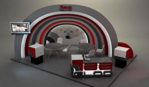 Stand expozitional Be Igloo - CONCEPT 4