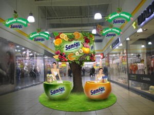 Concept insulă sampling Parmalat - Santal 2