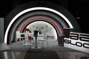 Stand expozitional Be Igloo - FOTO REALIZARE