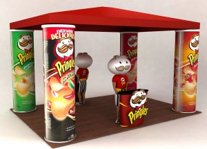 Stand expozițional Pringles