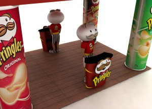 Stand expozițional Pringles 2