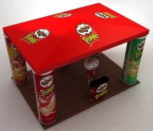 Stand expozițional Pringles 3