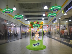 Concept insulă sampling Parmalat - Santal 3